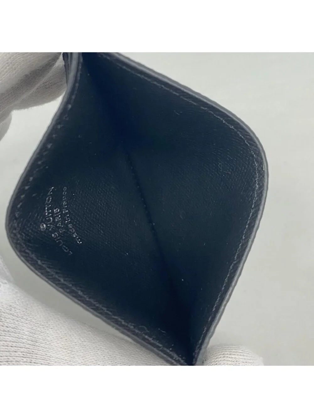 Louis Vuitton Card Case Monogram Eclipse Double Black